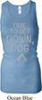 Yoga Get Down Dog Ladies Longer Length Racerback Tank Top