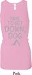Yoga Get Down Dog Ladies Longer Length Racerback Tank Top