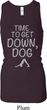 Yoga Get Down Dog Ladies Longer Length Racerback Tank Top