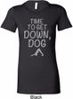 Yoga Get Down Dog Ladies Longer Length Shirt