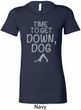 Yoga Get Down Dog Ladies Longer Length Shirt