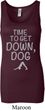 Yoga Get Down Dog Ladies Longer Length Tank Top