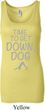 Yoga Get Down Dog Ladies Longer Length Tank Top