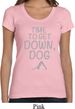 Yoga Get Down Dog Ladies Scoop Neck Shirt