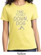 Yoga Get Down Dog Ladies Shirt