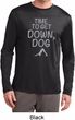 Yoga Get Down Dog Mens Dry Wicking Long Sleeve Shirt