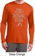 Yoga Get Down Dog Mens Dry Wicking Long Sleeve Shirt