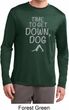 Yoga Get Down Dog Mens Dry Wicking Long Sleeve Shirt