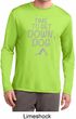 Yoga Get Down Dog Mens Dry Wicking Long Sleeve Shirt