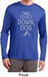 Yoga Get Down Dog Mens Dry Wicking Long Sleeve Shirt
