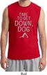 Yoga Get Down Dog Mens Muscle Shirt