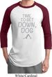 Yoga Get Down Dog Mens Raglan Shirt