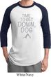 Yoga Get Down Dog Mens Raglan Shirt
