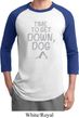 Yoga Get Down Dog Mens Raglan Shirt