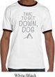 Yoga Get Down Dog Mens Ringer Shirt