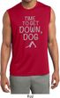 Yoga Get Down Dog Mens Sleeveless Moisture Wicking Shirt