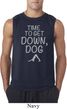 Yoga Get Down Dog Mens Sleeveless Shirt