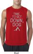Yoga Get Down Dog Mens Sleeveless Shirt