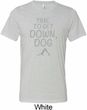 Yoga Get Down Dog Mens Tri Blend Crewneck Shirt