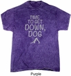 Yoga Get Down Dog Mineral Tie Dye Shirt