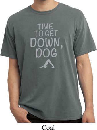 Yoga Get Down Dog Pigment Dyed Shirt