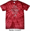 Yoga Get Down Dog Spider Tie Dye Shirt