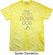 Yoga Get Down Dog Spider Tie Dye Shirt