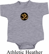Yoga Gold AUM Patch Baby Onesie