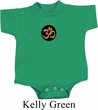 Yoga Gold AUM Patch Baby Onesie