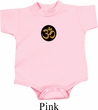 Yoga Gold AUM Patch Baby Onesie