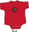 Yoga Gold AUM Patch Baby Onesie