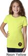 Yoga Gold AUM Patch Bottom Print Girls Shirt