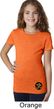 Yoga Gold AUM Patch Bottom Print Girls Shirt