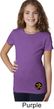 Yoga Gold AUM Patch Bottom Print Girls Shirt