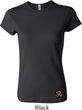 Yoga Gold AUM Patch Bottom Print Ladies Crewneck Shirt