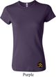 Yoga Gold AUM Patch Bottom Print Ladies Crewneck Shirt