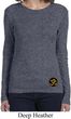 Yoga Gold AUM Patch Bottom Print Ladies Long Sleeve Shirt