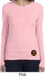 Yoga Gold AUM Patch Bottom Print Ladies Long Sleeve Shirt