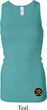 Yoga Gold AUM Patch Bottom Print Ladies Longer Length Racerback Tank