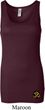 Yoga Gold AUM Patch Bottom Print Ladies Longer Length Tank Top