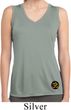 Yoga Gold AUM Patch Bottom Print Ladies Sleeveless Moisture Wicking
