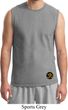 Yoga Gold AUM Patch Bottom Print Mens Muscle Shirt