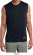 Yoga Gold AUM Patch Bottom Print Mens Sleeveless Moisture Wicking