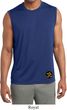 Yoga Gold AUM Patch Bottom Print Mens Sleeveless Moisture Wicking