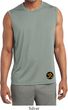 Yoga Gold AUM Patch Bottom Print Mens Sleeveless Moisture Wicking