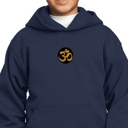 Yoga Gold AUM Patch Kids Hoodie