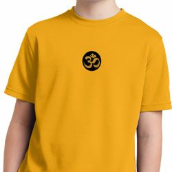 Yoga Gold AUM Patch Kids Moisture Wicking Shirt