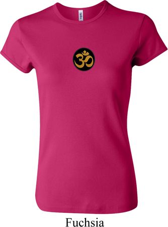 Yoga Gold AUM Patch Ladies Crewneck Shirt