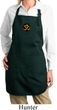 Yoga Gold AUM Patch Ladies Full Length Apron with Pockets