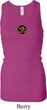 Yoga Gold AUM Patch Ladies Longer Length Racerback Tank Top